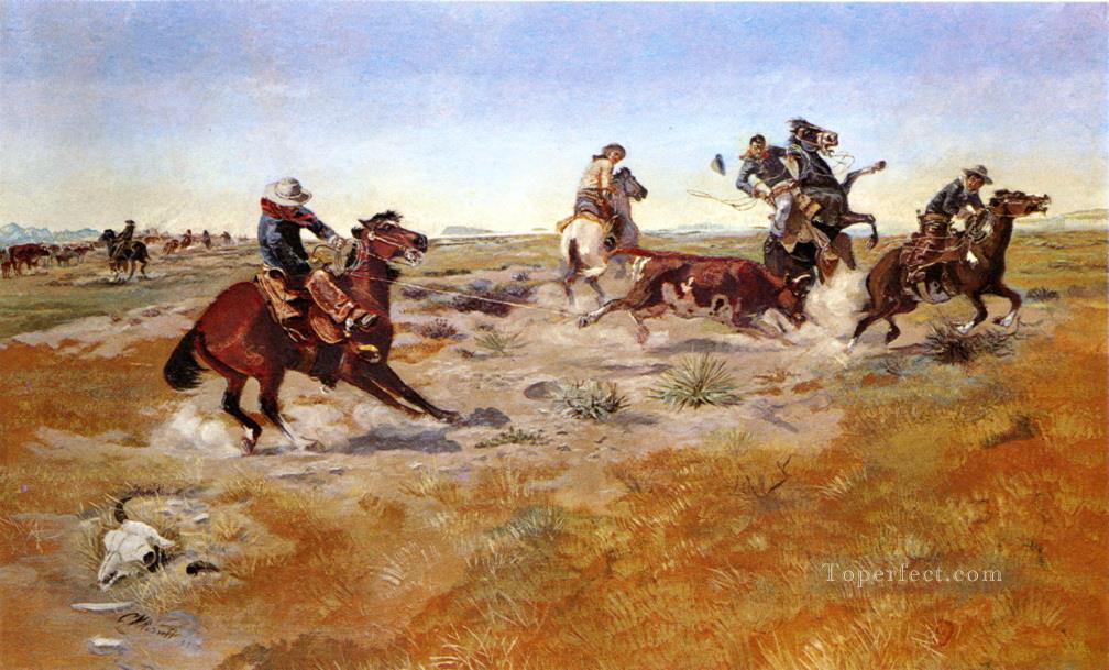 ジュディス盆地総まとめ 1889年 チャールズ・マリオン・ラッセル油絵
